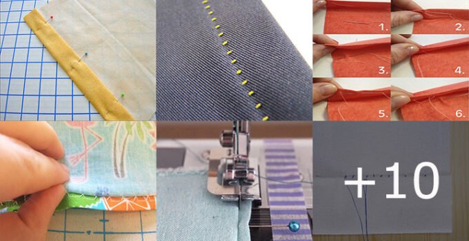 Cómo coser puntada invisible con tu maquina de coser