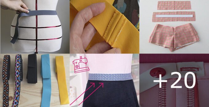 Cómo coser una cintura elástica paso a paso