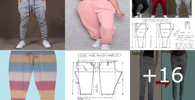 Como hacer pantalones Jogger en tejidos de bricolaje