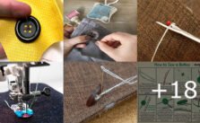 De esta manera se cose un botón paso a paso