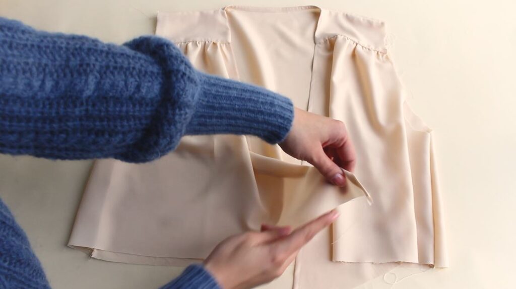 Como hacer una blusa cruzada con patrones faciles
