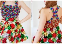 Como hacer un vestido navideño con patrones
